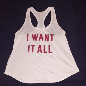 Gently worn Victoria Secret Razorback tank top